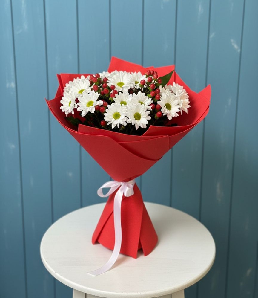 Букет цветов из: Хризантемы в Майском