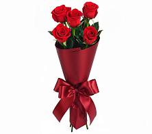 Букет 5 Красных роз Эдлесс Лав в Майском