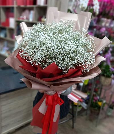Букет цветов из: Гипсофила в Майском