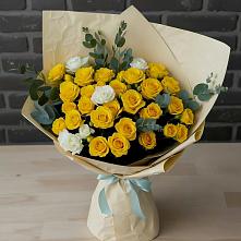 Букет цветов из:  Розы в Майском