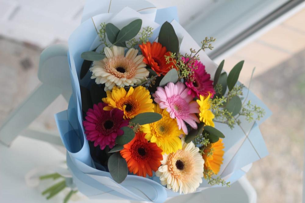 Букет цветов из: Герберы в Майском