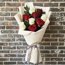 Букет цветов из:  Розы в Майском