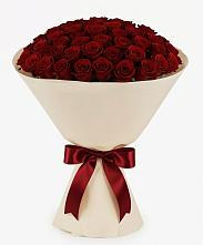 Букет 101 Бордовая роза Блэк Бакарра в Майском