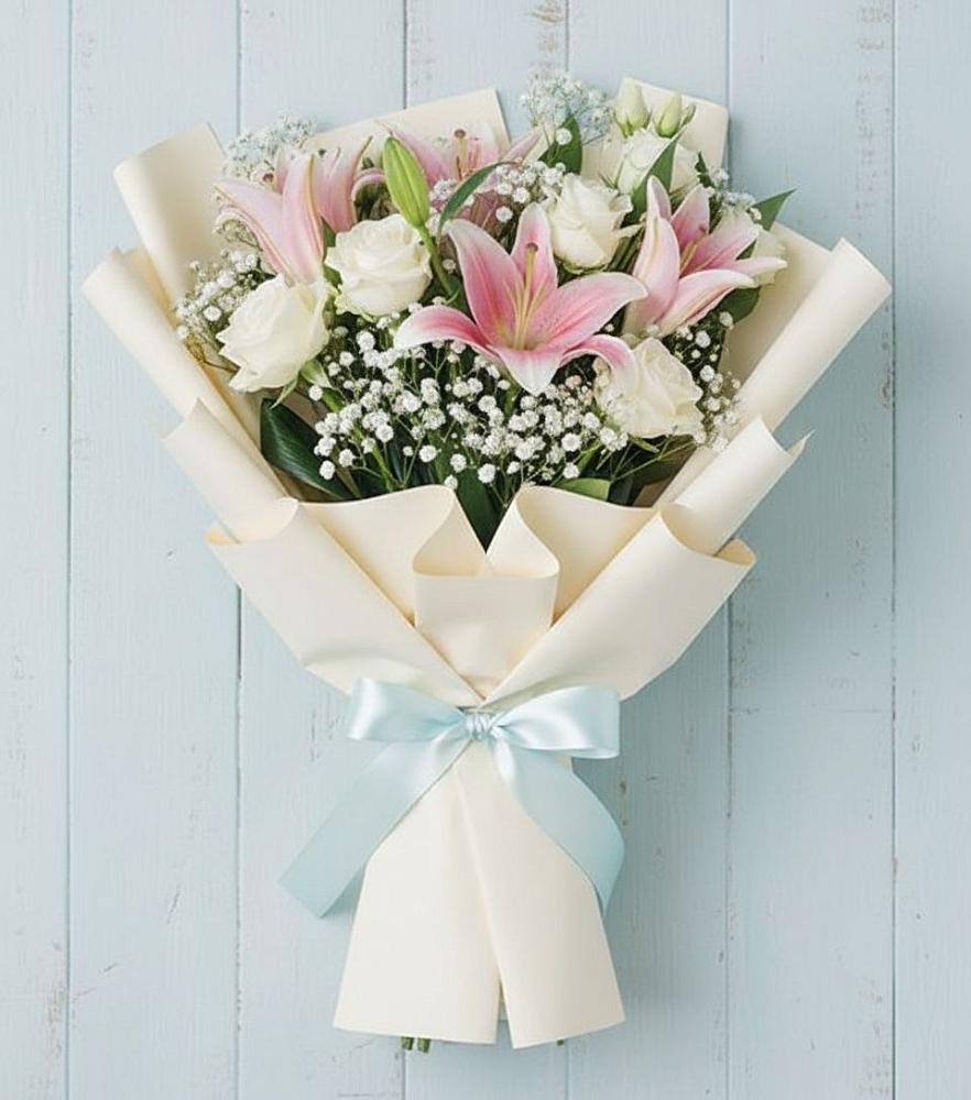 Букет цветов из: Лилии в Майском