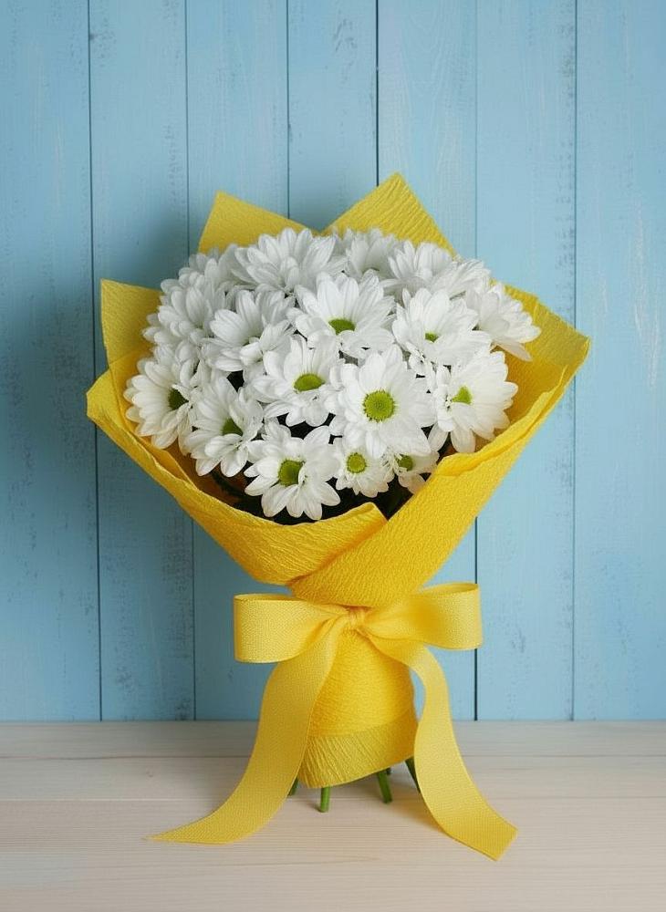 Букет цветов из: Хризантемы в Майском