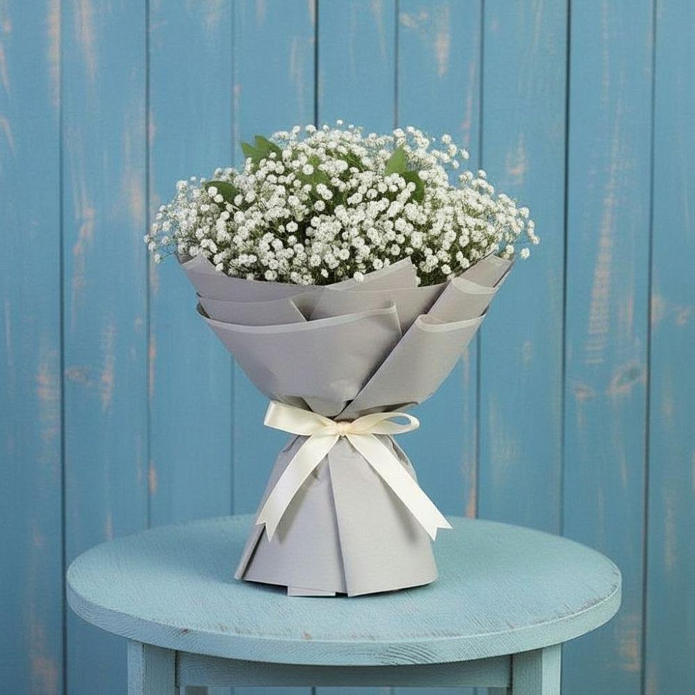 Букет цветов из: Гипсофила в Майском