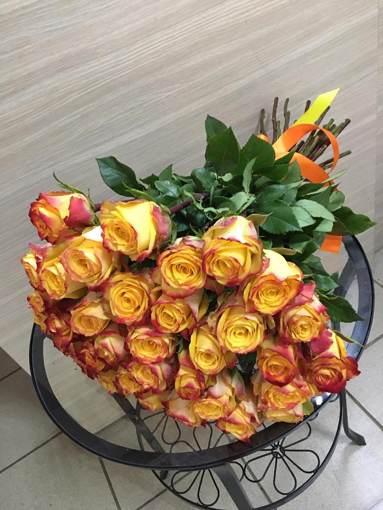 Букет Желтые розы в Майском