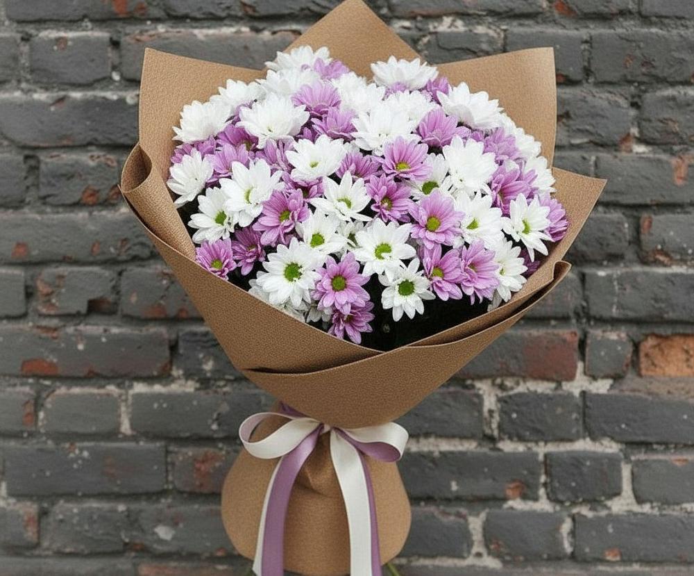 Букет цветов из: Хризантемы в Майском
