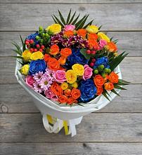 Букет цветов из:  Розы и Хризантемы в Майском