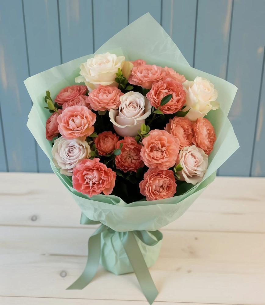 Букет цветов из: Розы в Майском