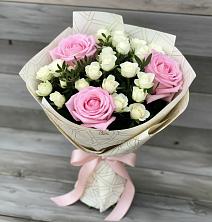 Букет цветов из:  Розы в Майском