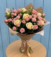 Букет цветов из:  Розы в Майском