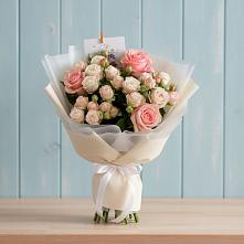 Букет цветов из:  Розы в Майском