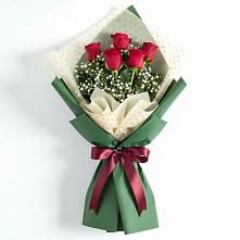 Букет цветов из:  Розы в Майском