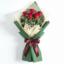 Букет цветов из:  Розы в Майском