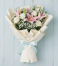 Букет цветов из:  Лилии в Майском