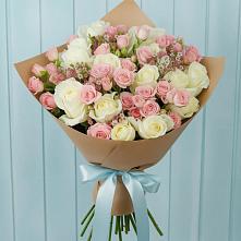 Букет цветов из:  Розы в Майском