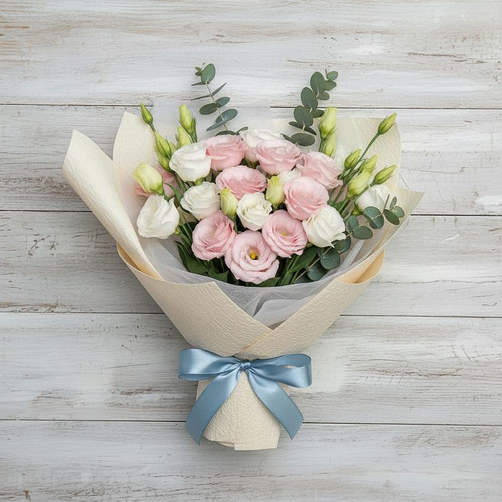 Букет цветов из: Лизиантусы в Майском